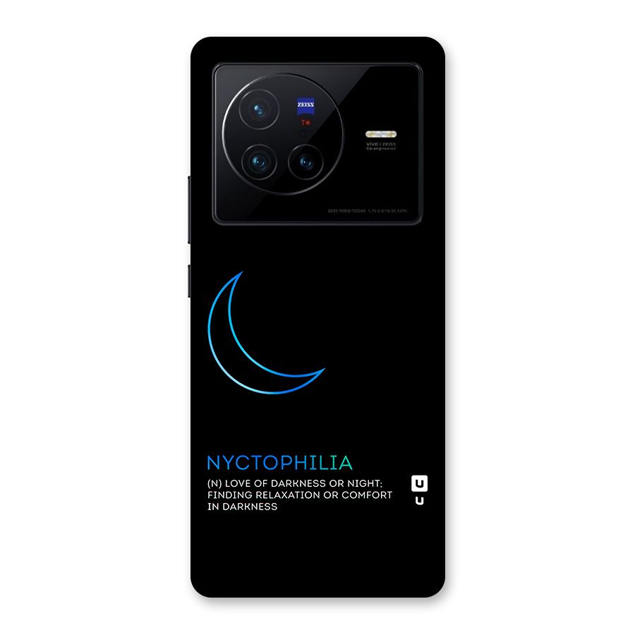 Nyctophilia Love of Darkness Back Case for Vivo X80