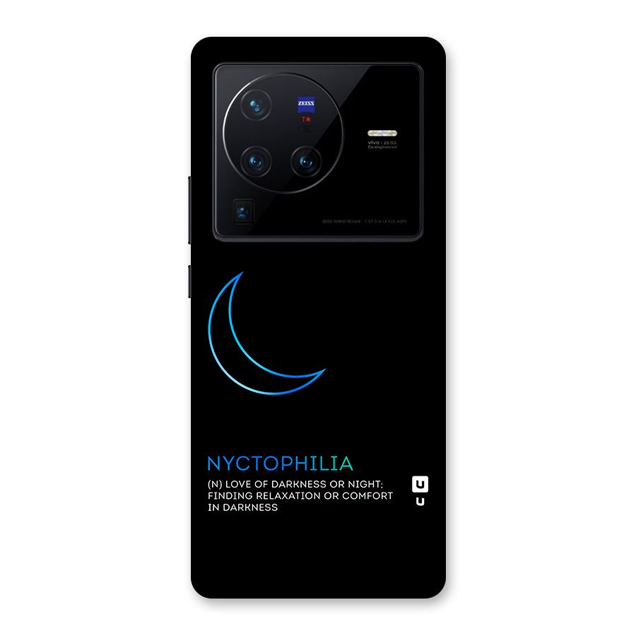 Nyctophilia Love of Darkness Back Case for Vivo X80 Pro