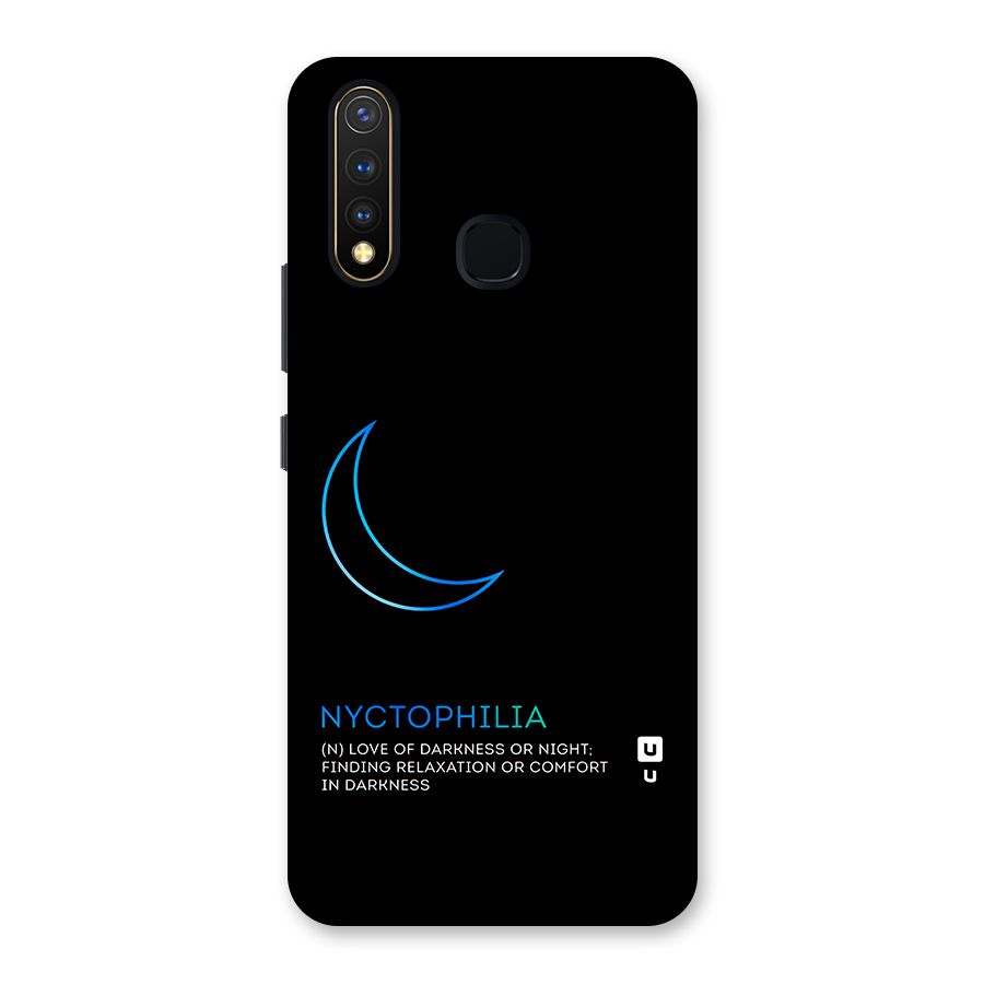 Nyctophilia Love of Darkness Back Case for Vivo Y19