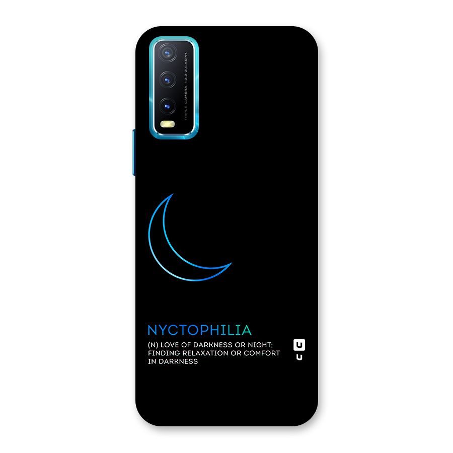 Nyctophilia Love of Darkness Back Case for Vivo Y20A