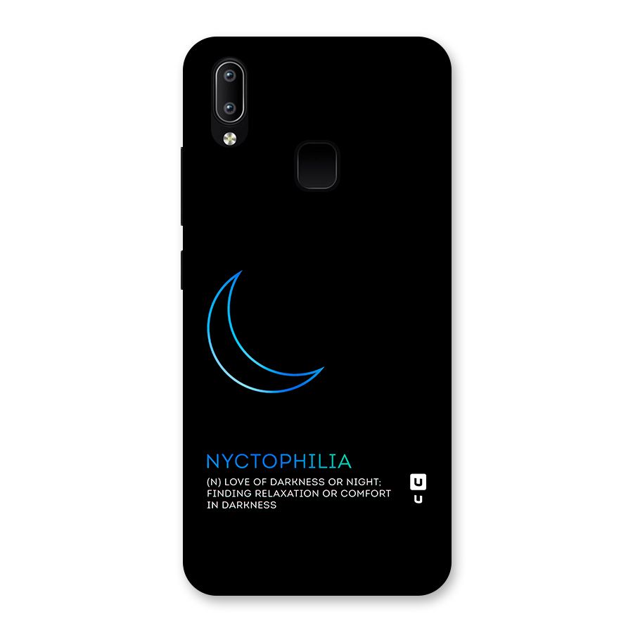 Nyctophilia Love of Darkness Back Case for Vivo Y93