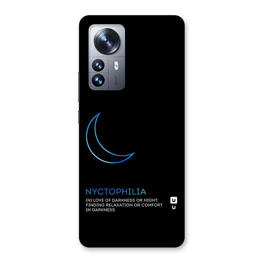 Nyctophilia Love of Darkness Back Case for Xiaomi 12 Pro