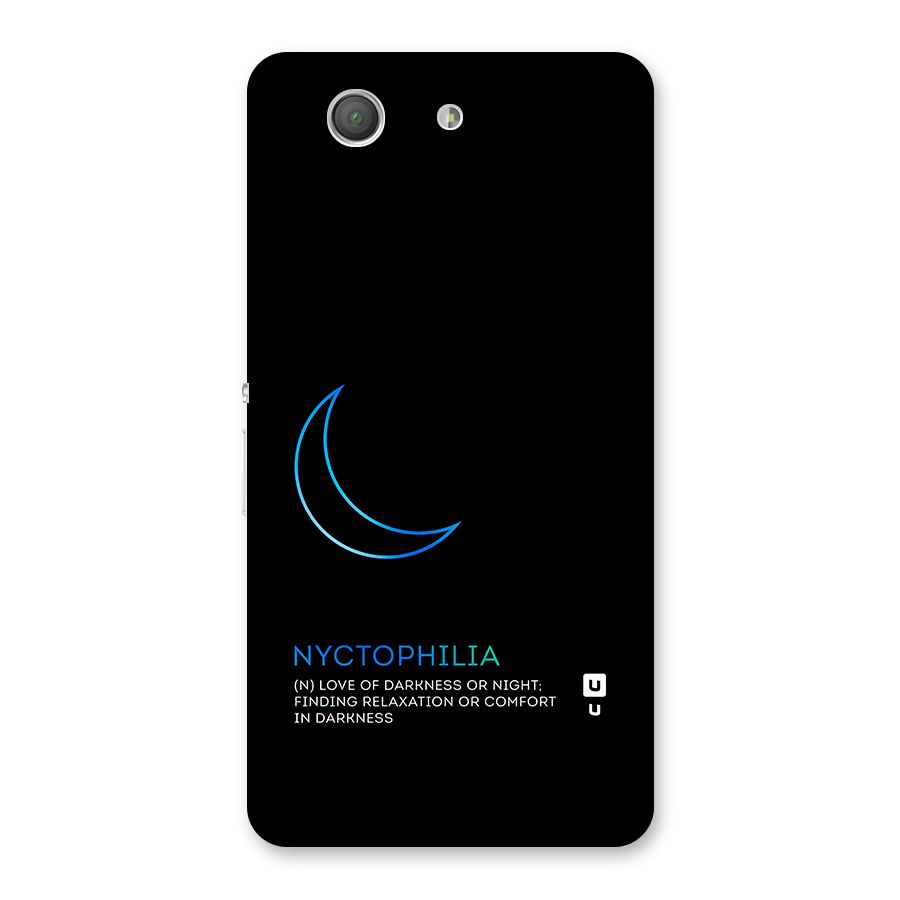 Nyctophilia Love of Darkness Back Case for Xperia Z3 Compact