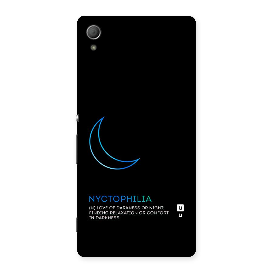 Nyctophilia Love of Darkness Back Case for Xperia Z4