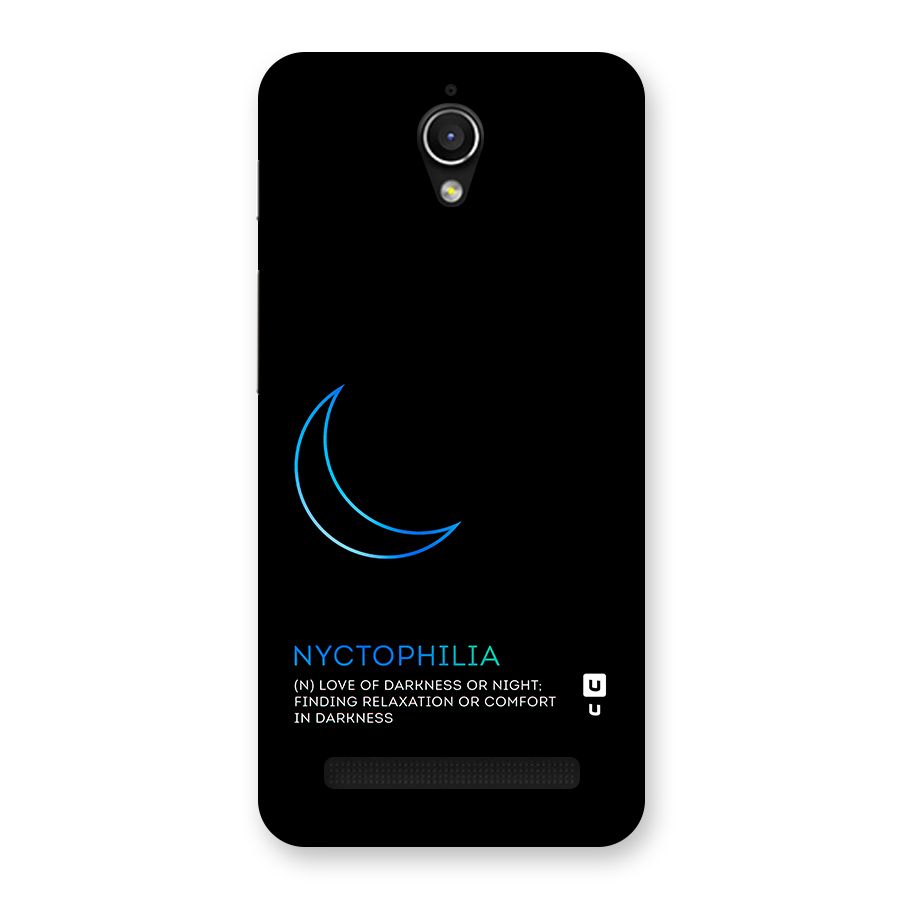 Nyctophilia Love of Darkness Back Case for Zenfone Go