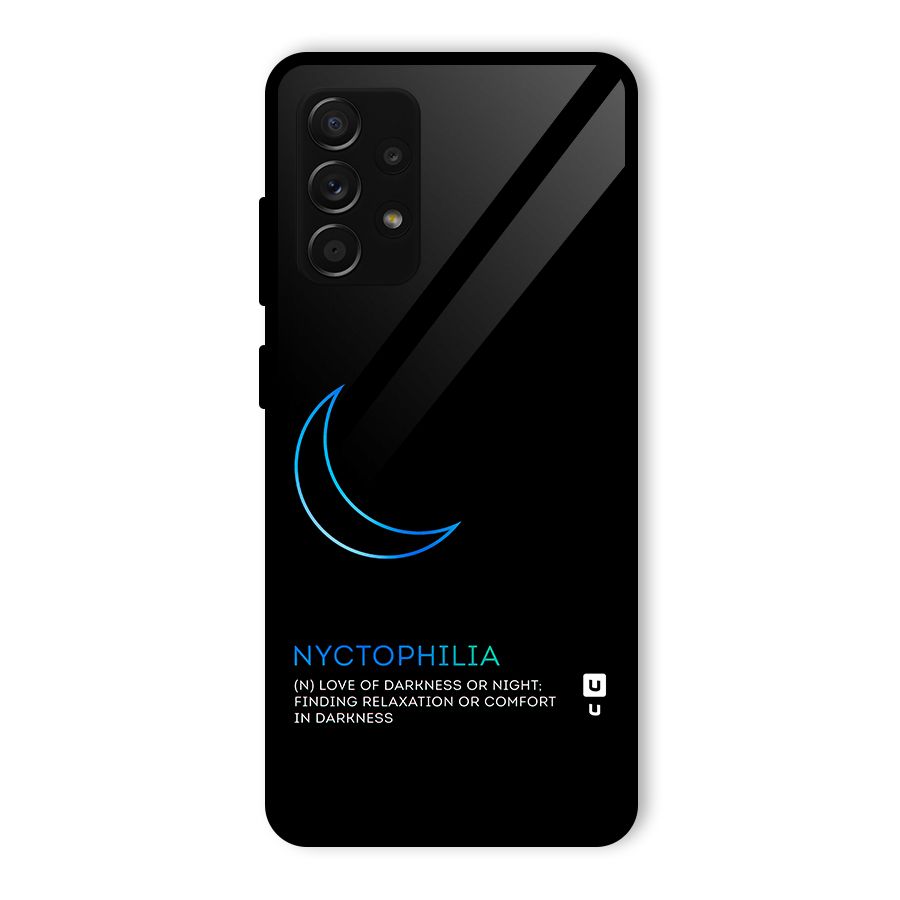 Nyctophilia Love of Darkness Glass Back Case for Galaxy A53 5G