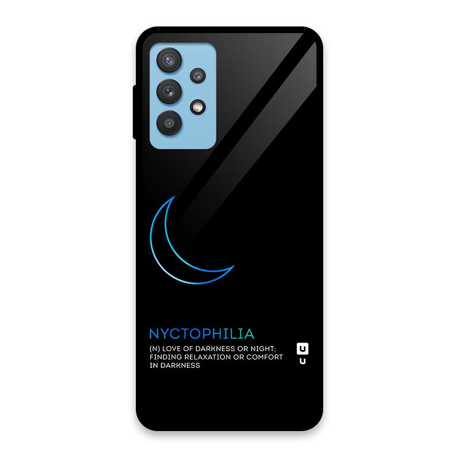 Nyctophilia Love of Darkness Glass Back Case for Galaxy M32 5G