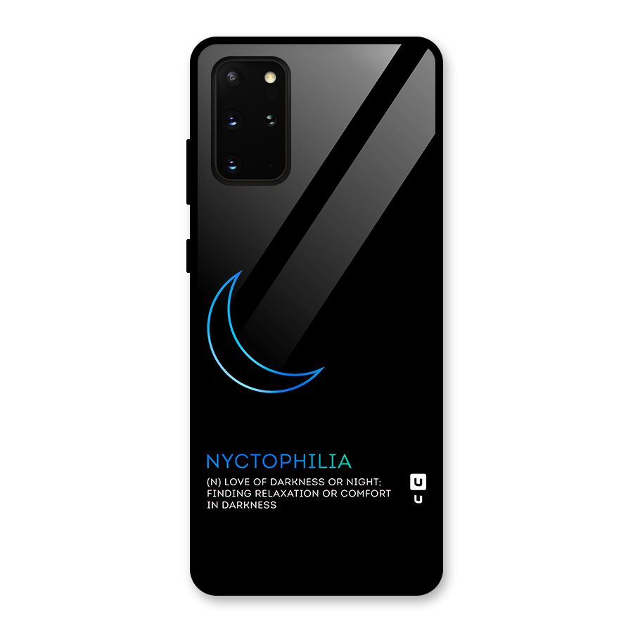 Nyctophilia Love of Darkness Glass Back Case for Galaxy S20 Plus
