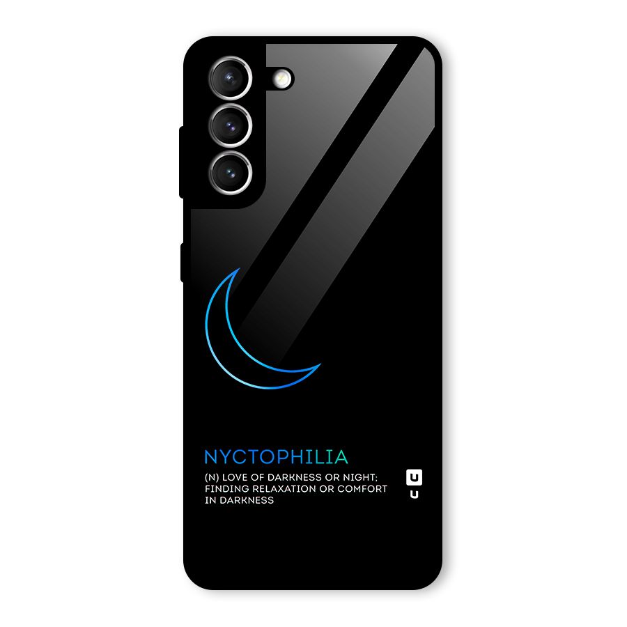 Nyctophilia Love of Darkness Glass Back Case for Galaxy S21 5G