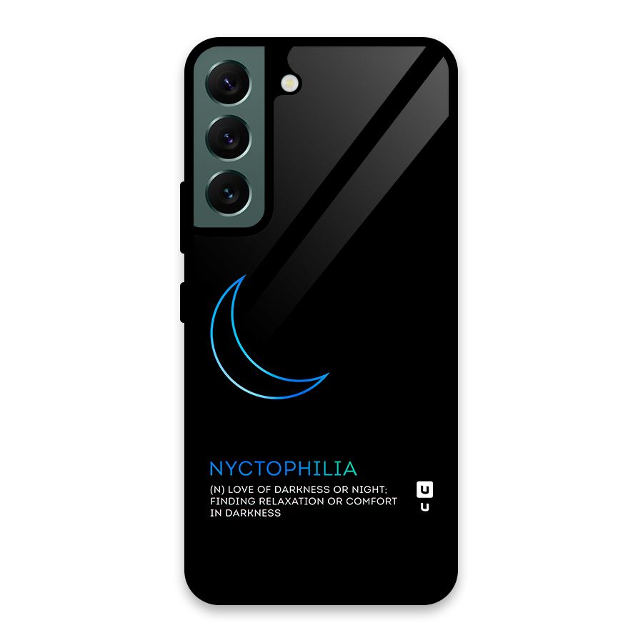 Nyctophilia Love of Darkness Glass Back Case for Galaxy S22 5G