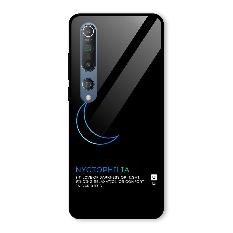 Nyctophilia Love of Darkness Glass Back Case for Mi 10