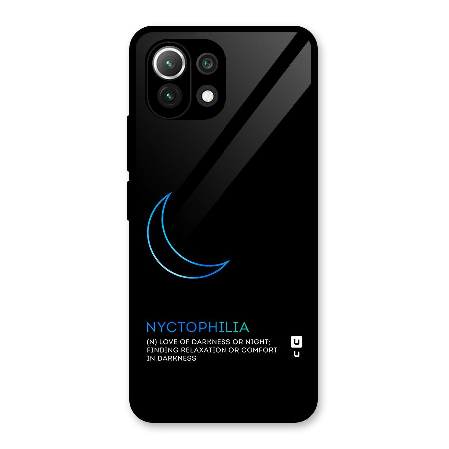 Nyctophilia Love of Darkness Glass Back Case for Mi 11 Lite NE 5G