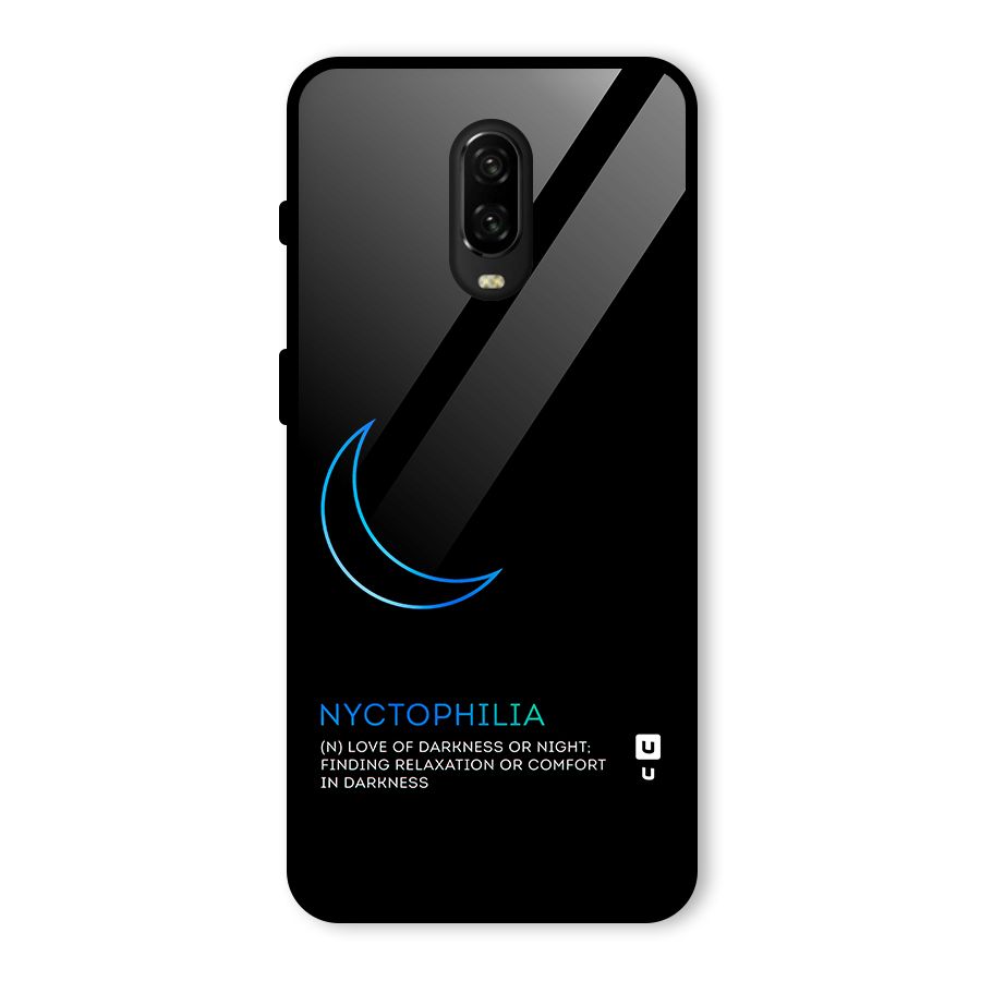Nyctophilia Love of Darkness Glass Back Case for OnePlus 6T