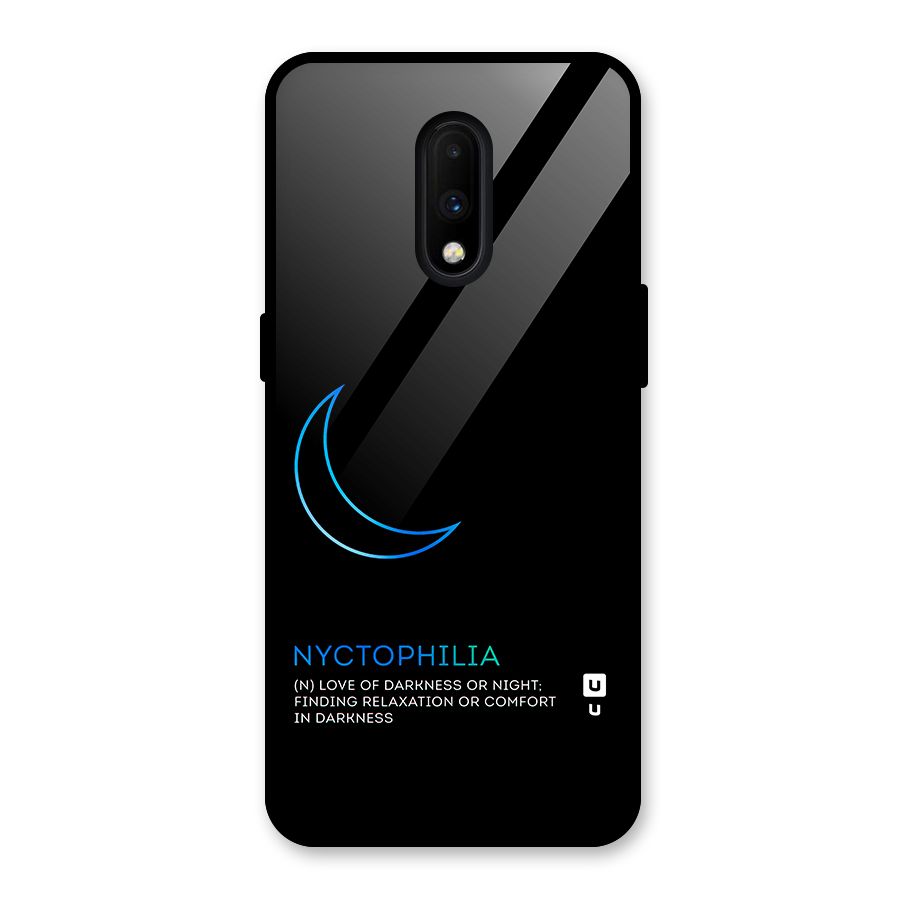 Nyctophilia Love of Darkness Glass Back Case for OnePlus 7