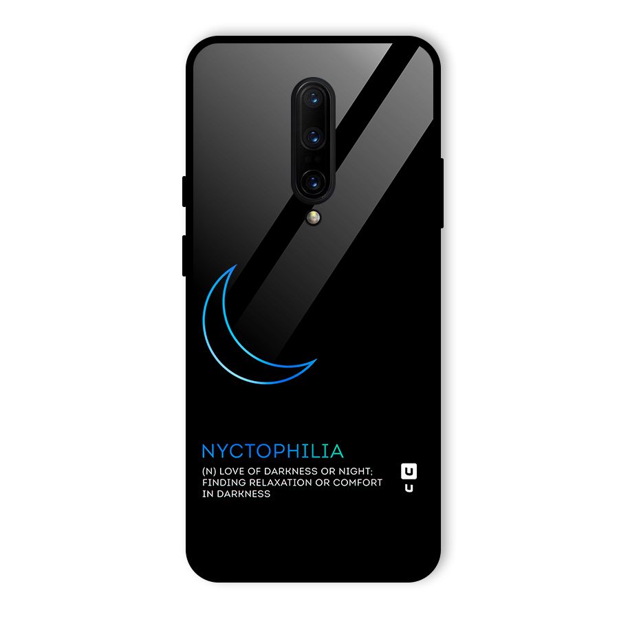 Nyctophilia Love of Darkness Glass Back Case for OnePlus 7 Pro