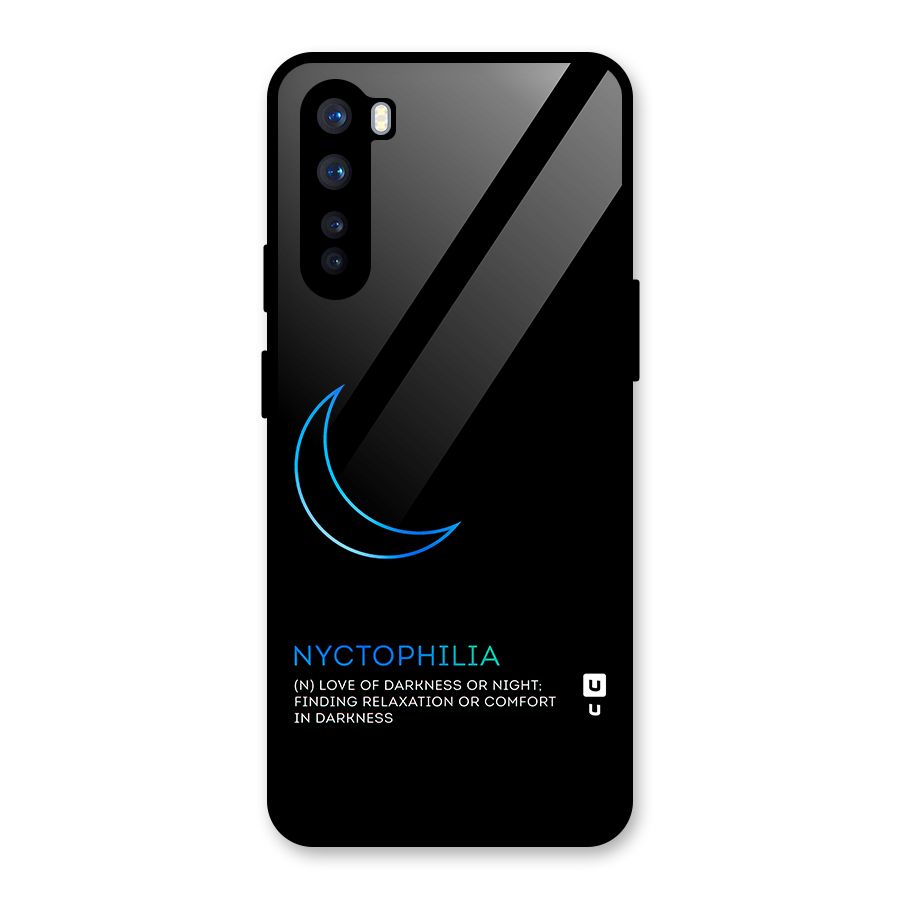 Nyctophilia Love of Darkness Glass Back Case for OnePlus Nord