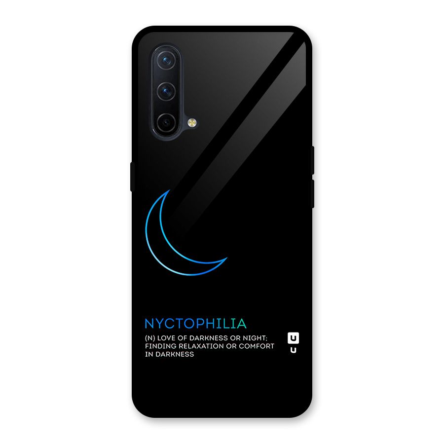 Nyctophilia Love of Darkness Glass Back Case for OnePlus Nord CE 5G