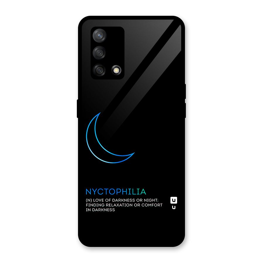 Nyctophilia Love of Darkness Glass Back Case for Oppo F19