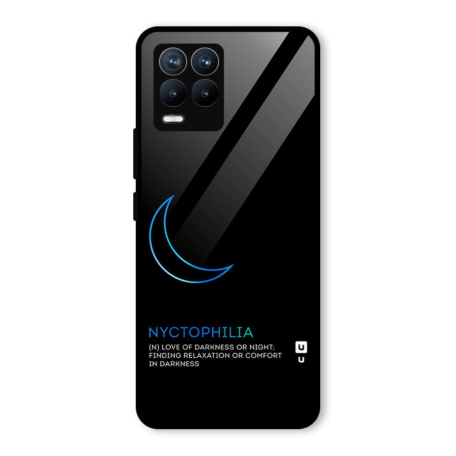 Nyctophilia Love of Darkness Glass Back Case for Realme 8 Pro