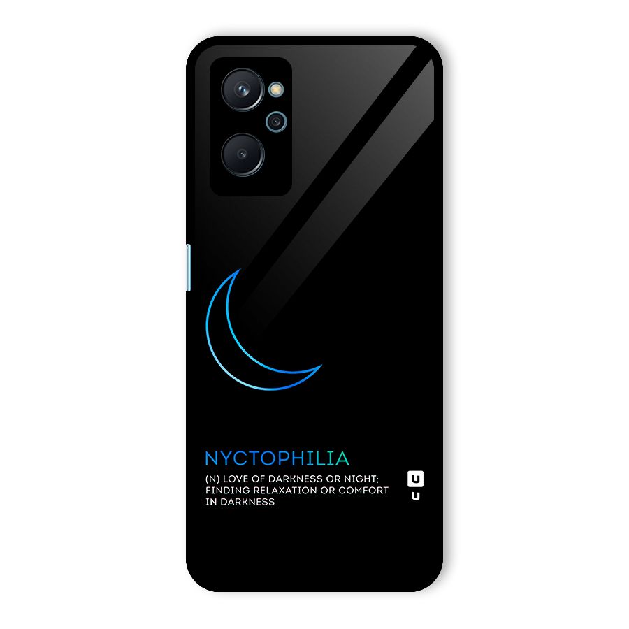 Nyctophilia Love of Darkness Glass Back Case for Realme 9i
