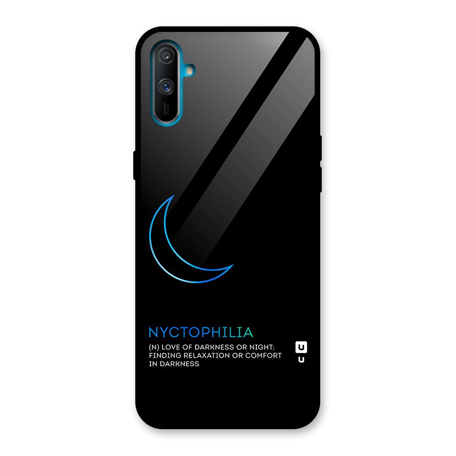 Nyctophilia Love of Darkness Glass Back Case for Realme C3