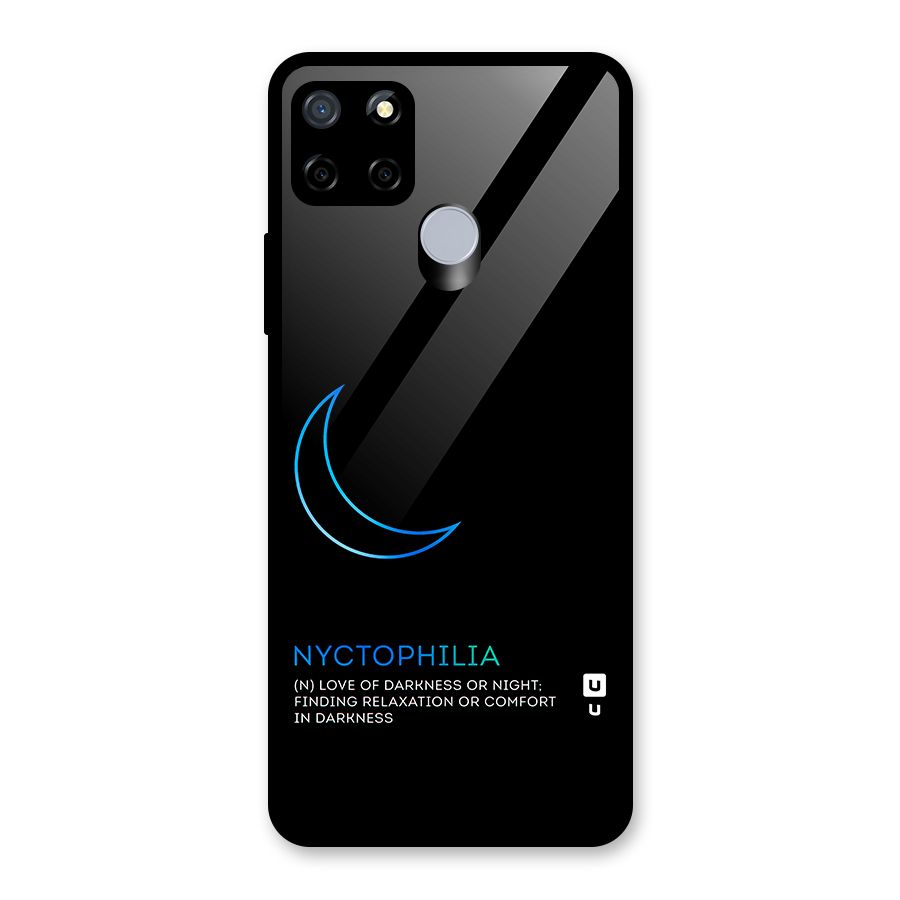 Nyctophilia Love of Darkness Glass Back Case for Realme Narzo 20