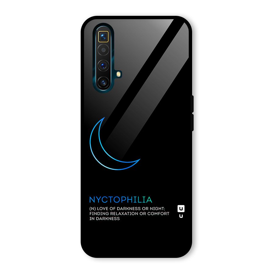 Nyctophilia Love of Darkness Glass Back Case for Realme X3