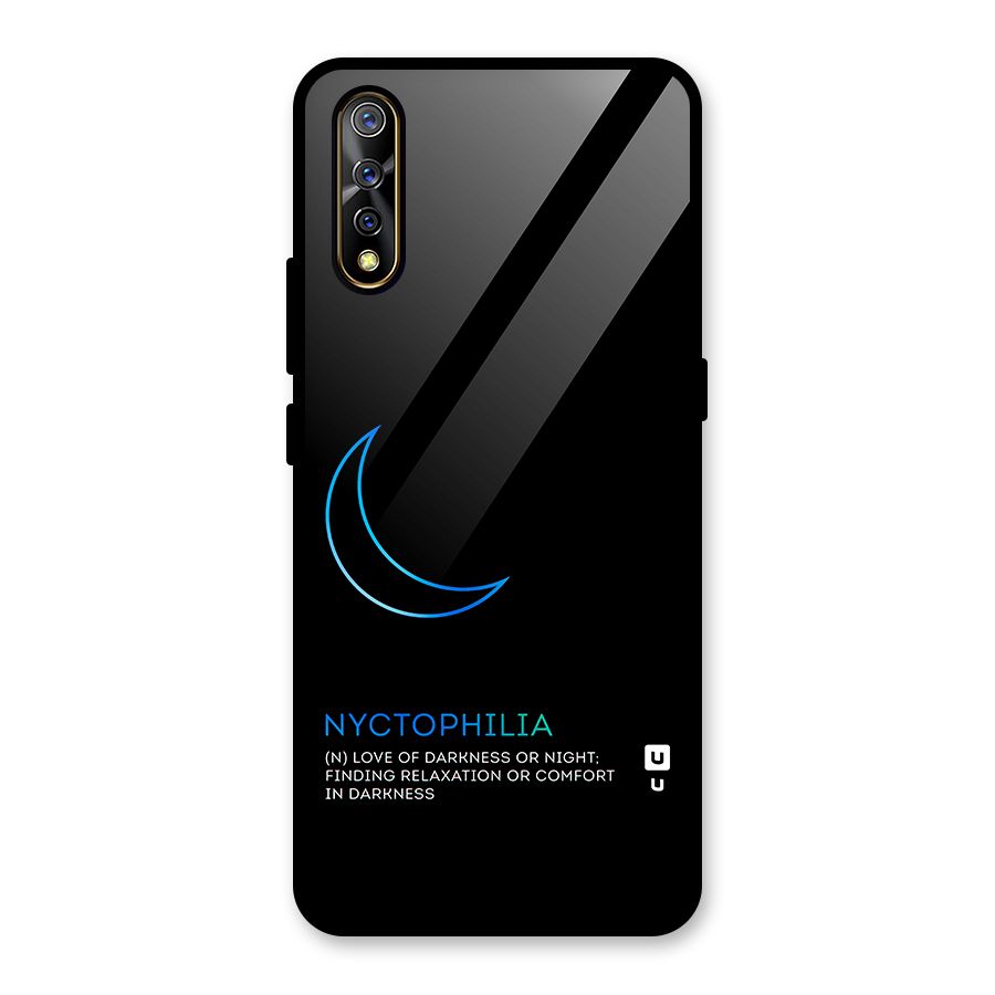 Nyctophilia Love of Darkness Glass Back Case for Vivo S1