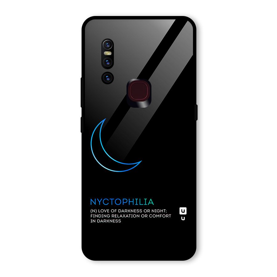 Nyctophilia Love of Darkness Glass Back Case for Vivo V15