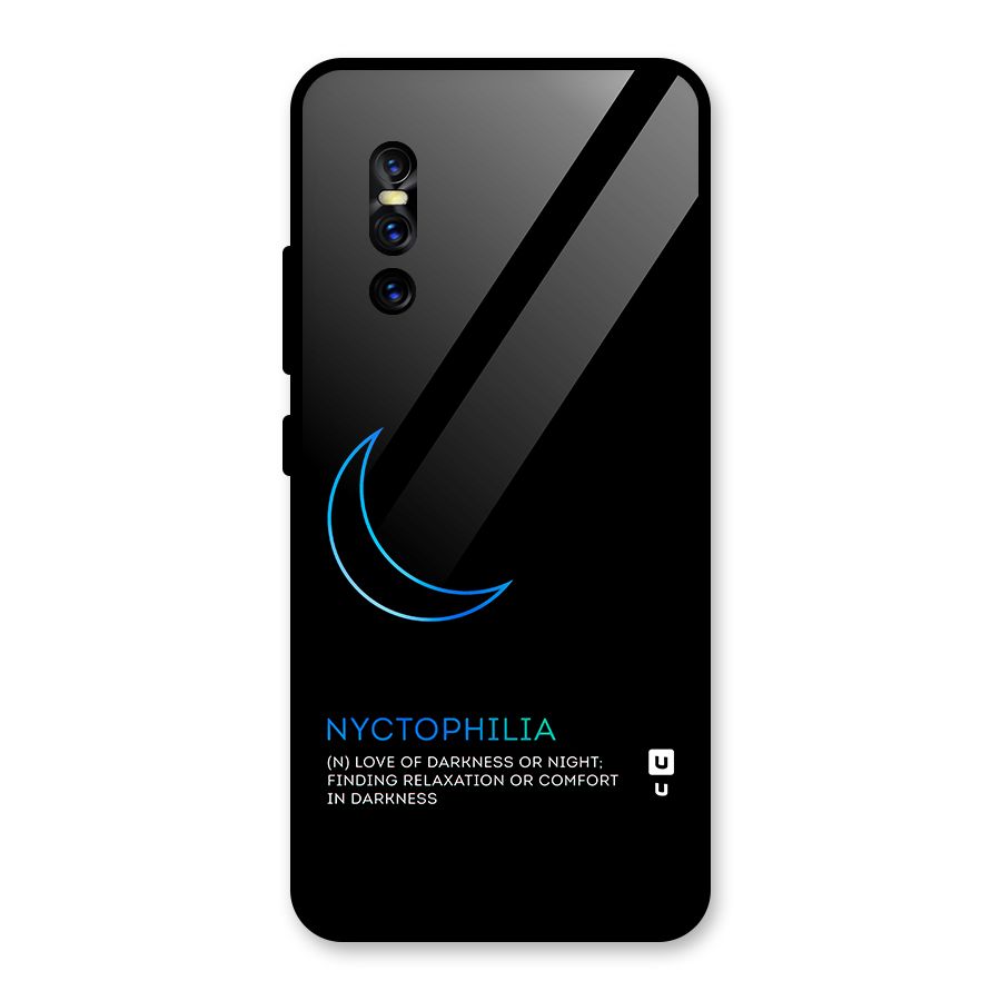 Nyctophilia Love of Darkness Glass Back Case for Vivo V15 Pro