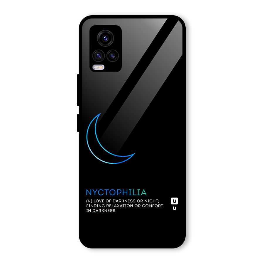 Nyctophilia Love of Darkness Glass Back Case for Vivo V20