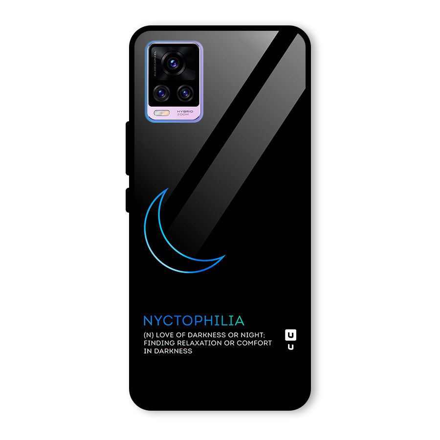 Nyctophilia Love of Darkness Glass Back Case for Vivo V20 Pro