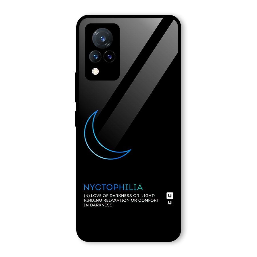 Nyctophilia Love of Darkness Glass Back Case for Vivo V21 5G
