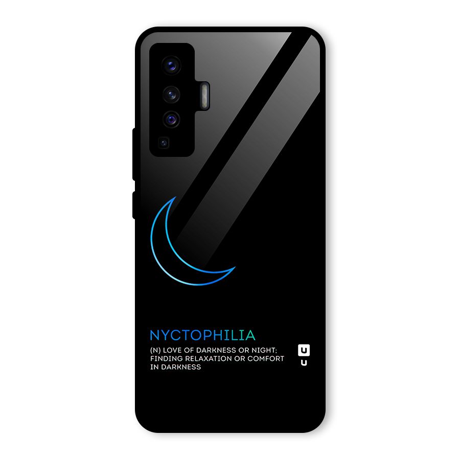 Nyctophilia Love of Darkness Glass Back Case for Vivo X50