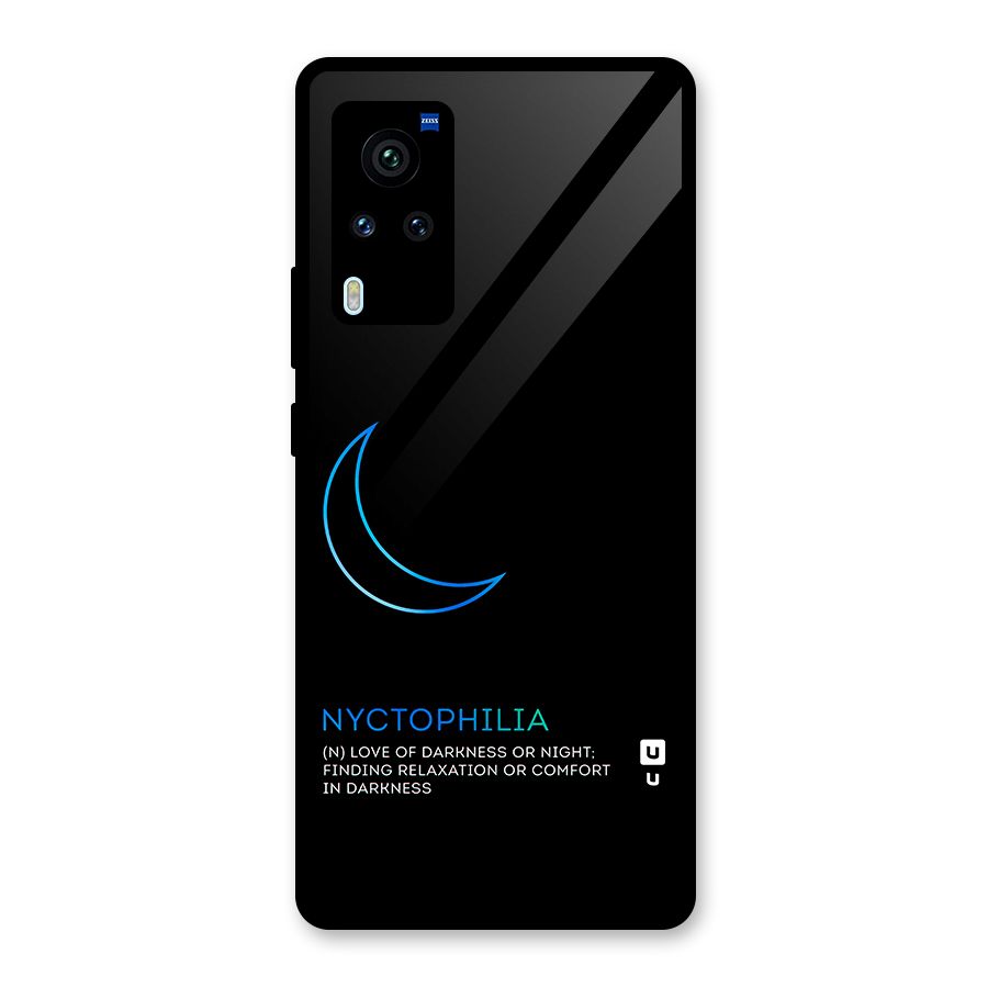 Nyctophilia Love of Darkness Glass Back Case for Vivo X60 Pro