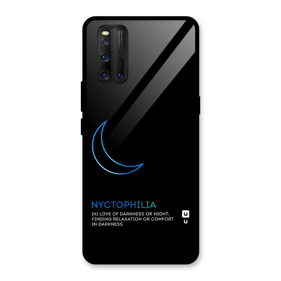 Nyctophilia Love of Darkness Glass Back Case for Vivo iQOO 3