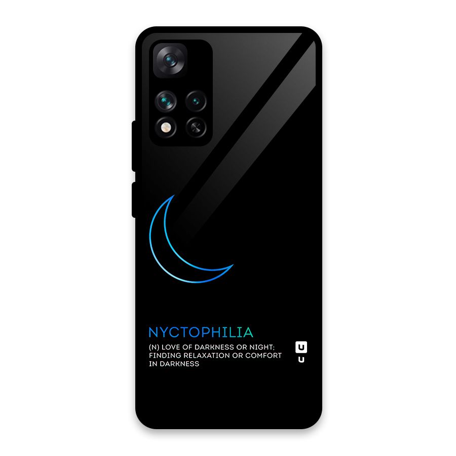 Nyctophilia Love of Darkness Glass Back Case for Xiaomi 11i HyperCharge 5G