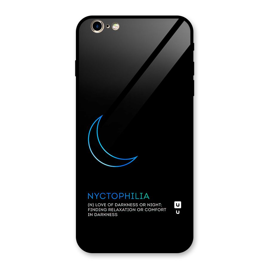 Nyctophilia Love of Darkness Glass Back Case for iPhone 6 Plus 6S Plus