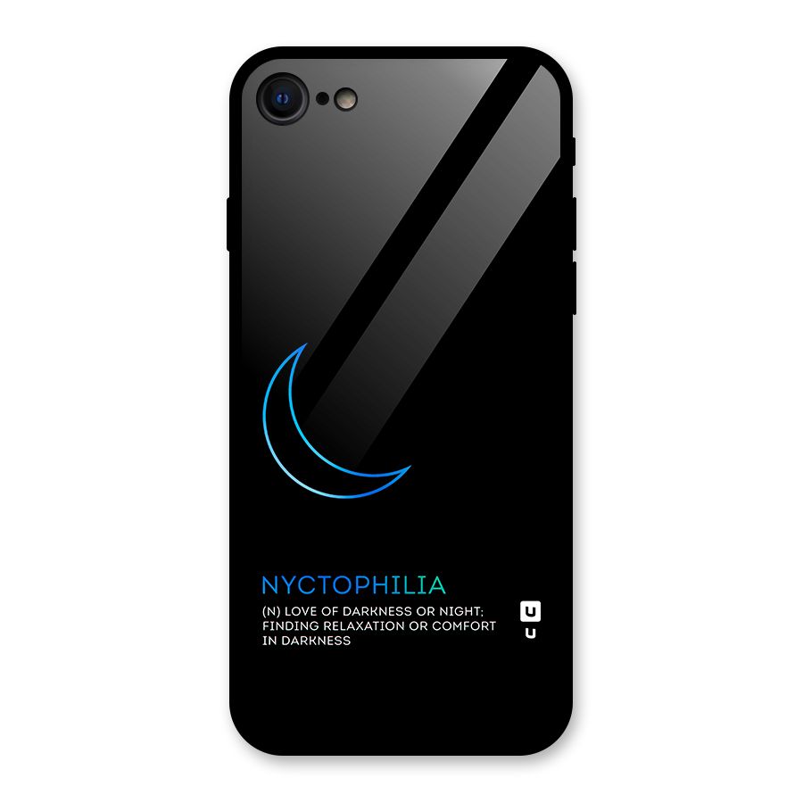 Nyctophilia Love of Darkness Glass Back Case for iPhone 7