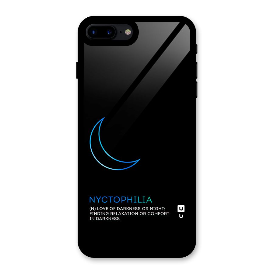 Nyctophilia Love of Darkness Glass Back Case for iPhone 8 Plus