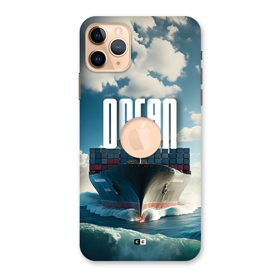 Ocean Life Back Case for iPhone 11 Pro Max Logo Cut