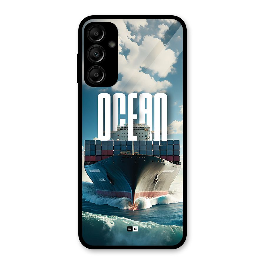 Ocean Life Glass Back Case for Galaxy A14 5G