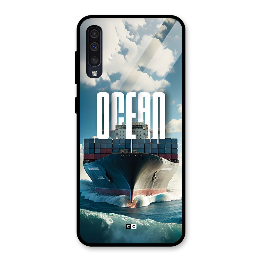 Ocean Life Glass Back Case for Galaxy A50s