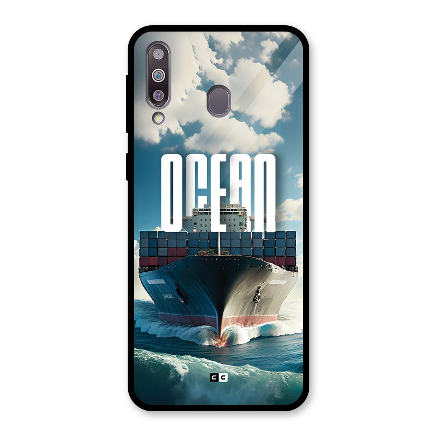 Ocean Life Glass Back Case for Galaxy M30