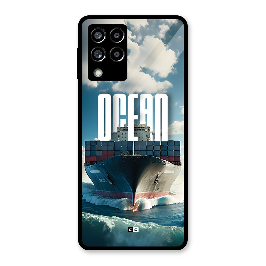 Ocean Life Glass Back Case for Galaxy M53 5G