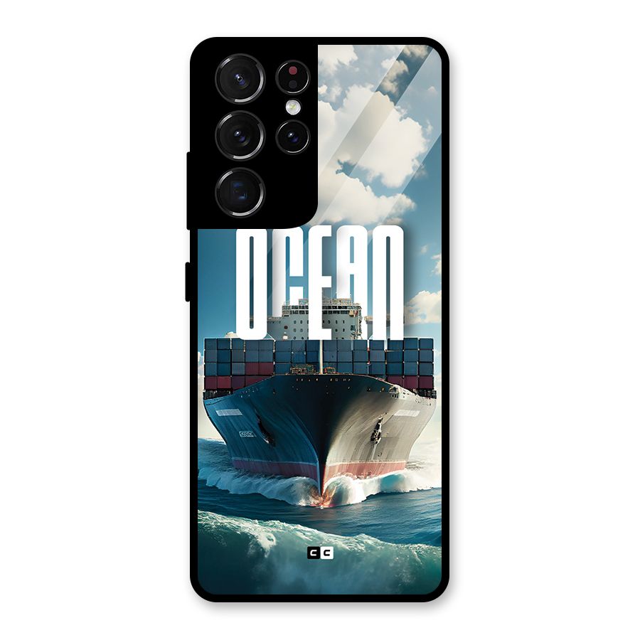 Ocean Life Glass Back Case for Galaxy S21 Ultra 5G