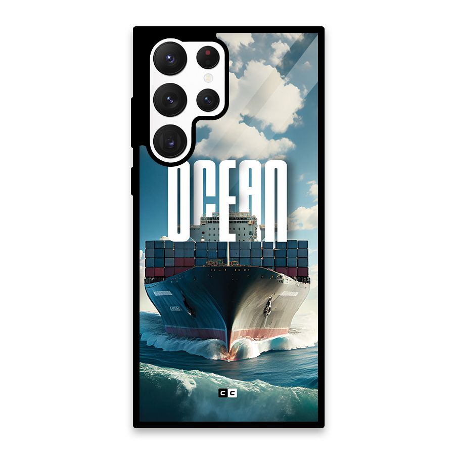 Ocean Life Glass Back Case for Galaxy S22 Ultra 5G