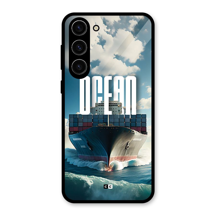 Ocean Life Glass Back Case for Galaxy S23 Plus