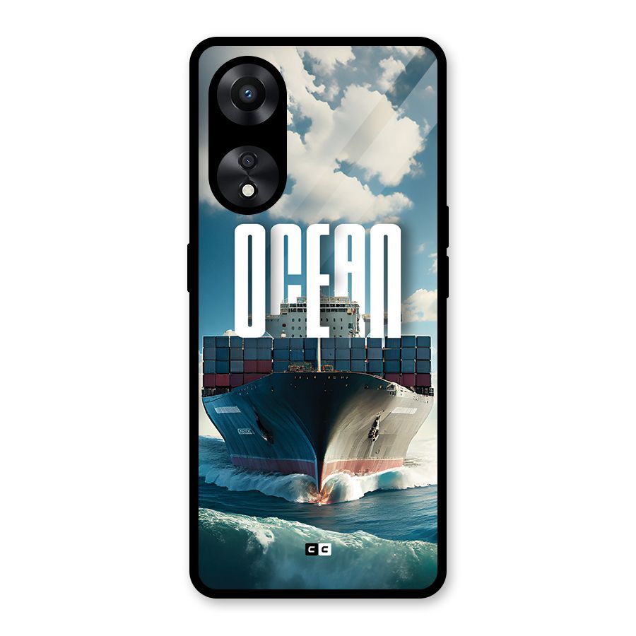 Ocean Life Glass Back Case for Oppo A78