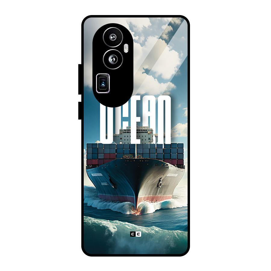 Ocean Life Glass Back Case for Oppo Reno10 Pro Plus
